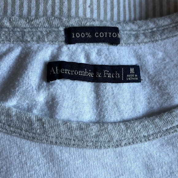 White and gray long sleeve - Picture 2 of 2